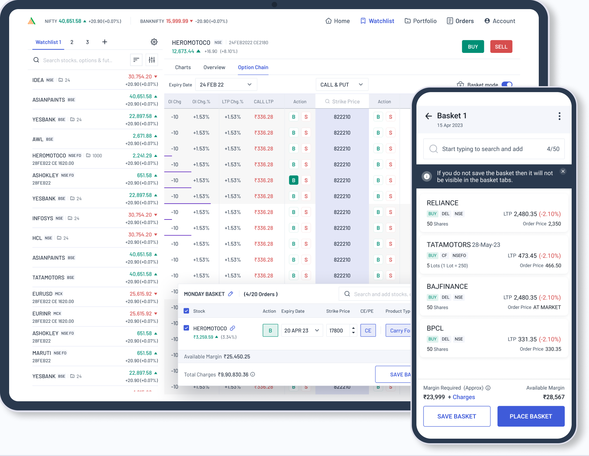 Basket Orders